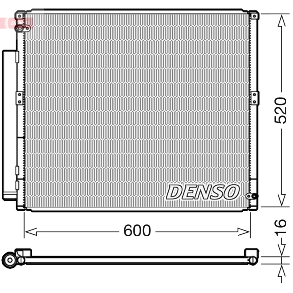 Denso Condensatore, Impianto Di Climatizzazione Dcn50051