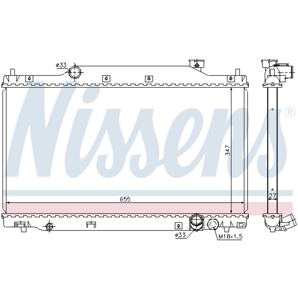 Image of Radiator, motorkoeling