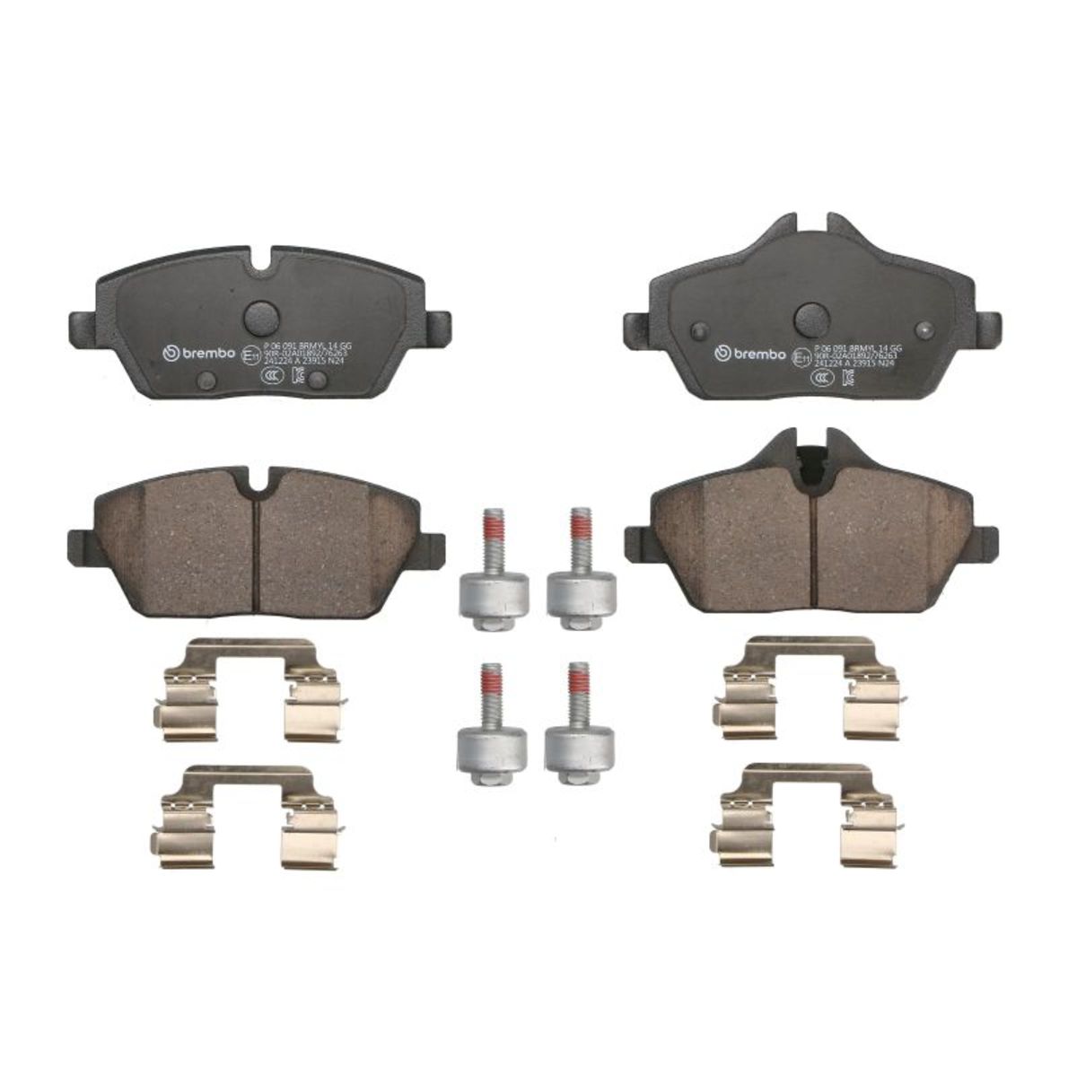 Brembo Jeu De Plaquettes De Frein P 06 091