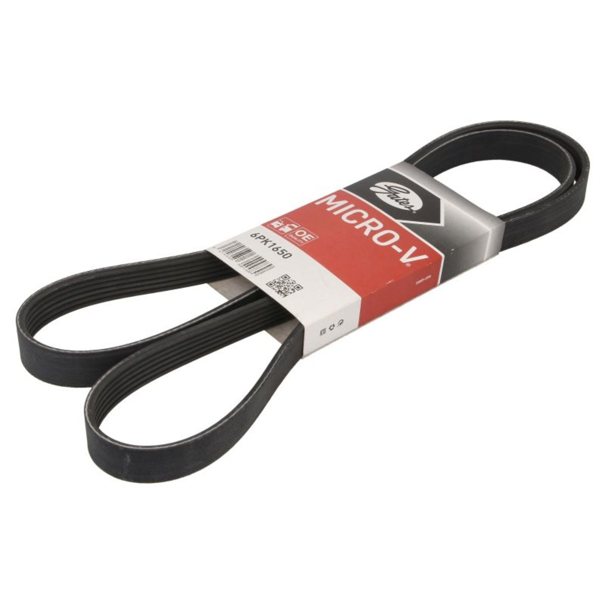 Negro Correa Poly V Micro-V Gates 6Pk1650