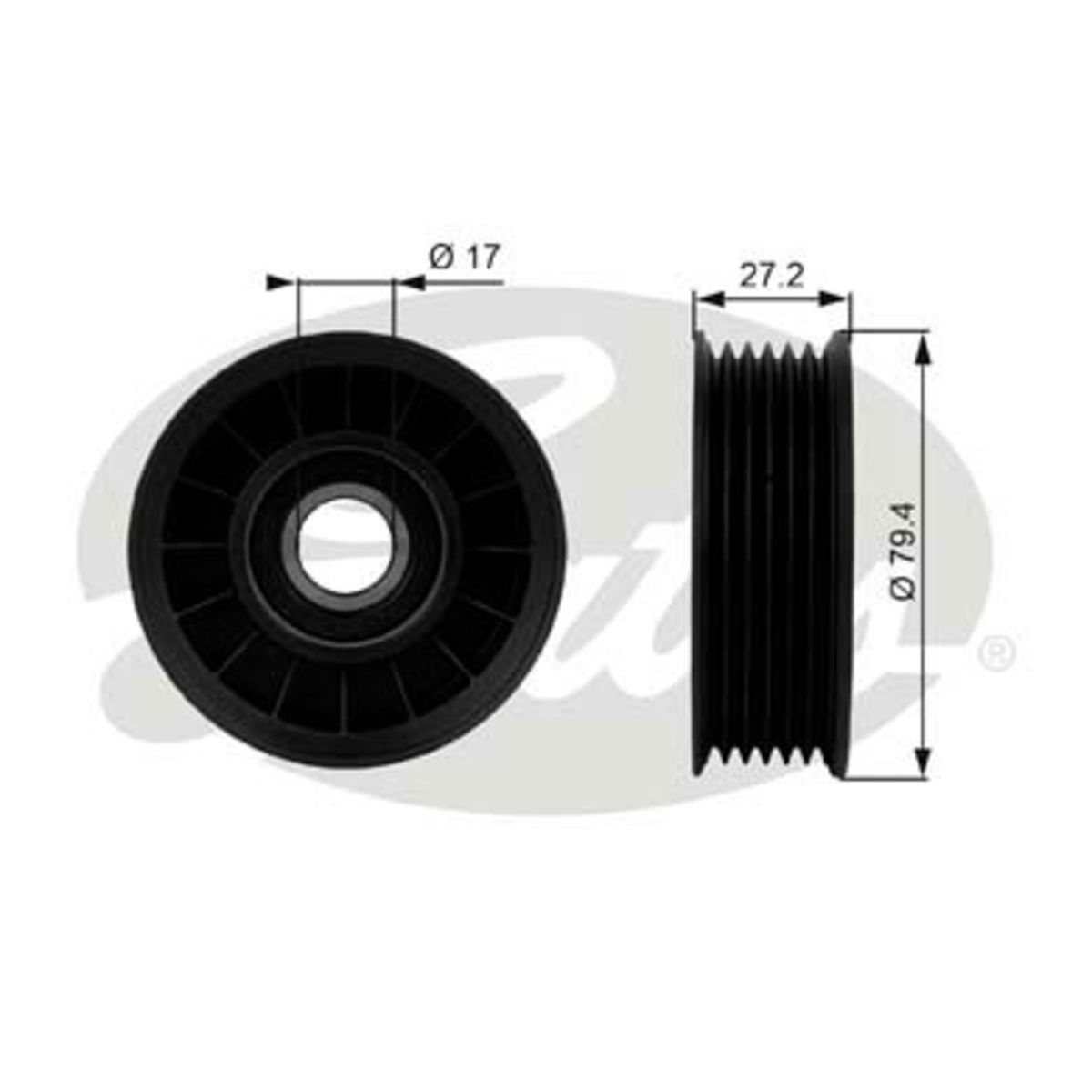 Image of Spanrol/geleiderpoelie, V-riem DriveAlign®