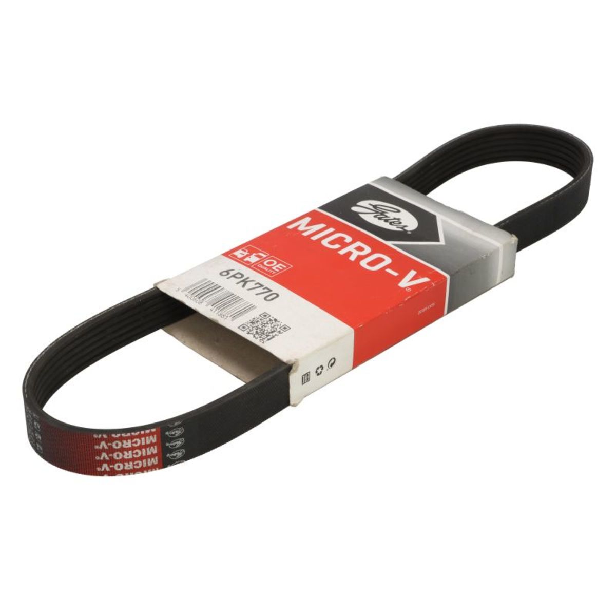 Negro Correa Poly V Gates Gat6pk770