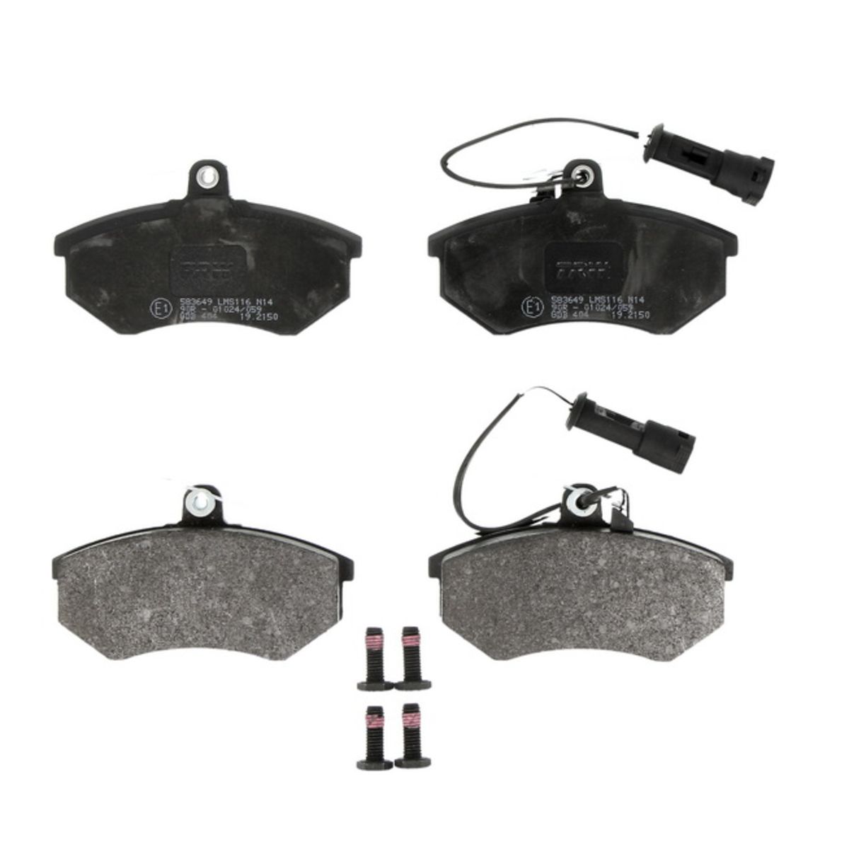 Bremsbelagsatz TRW GDB404, Vorne