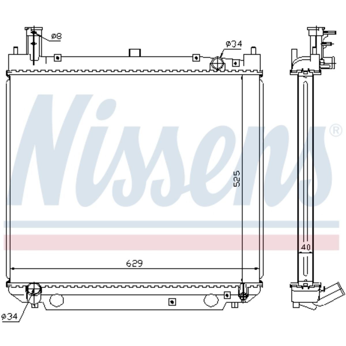 Image of Radiator, motorkoeling
