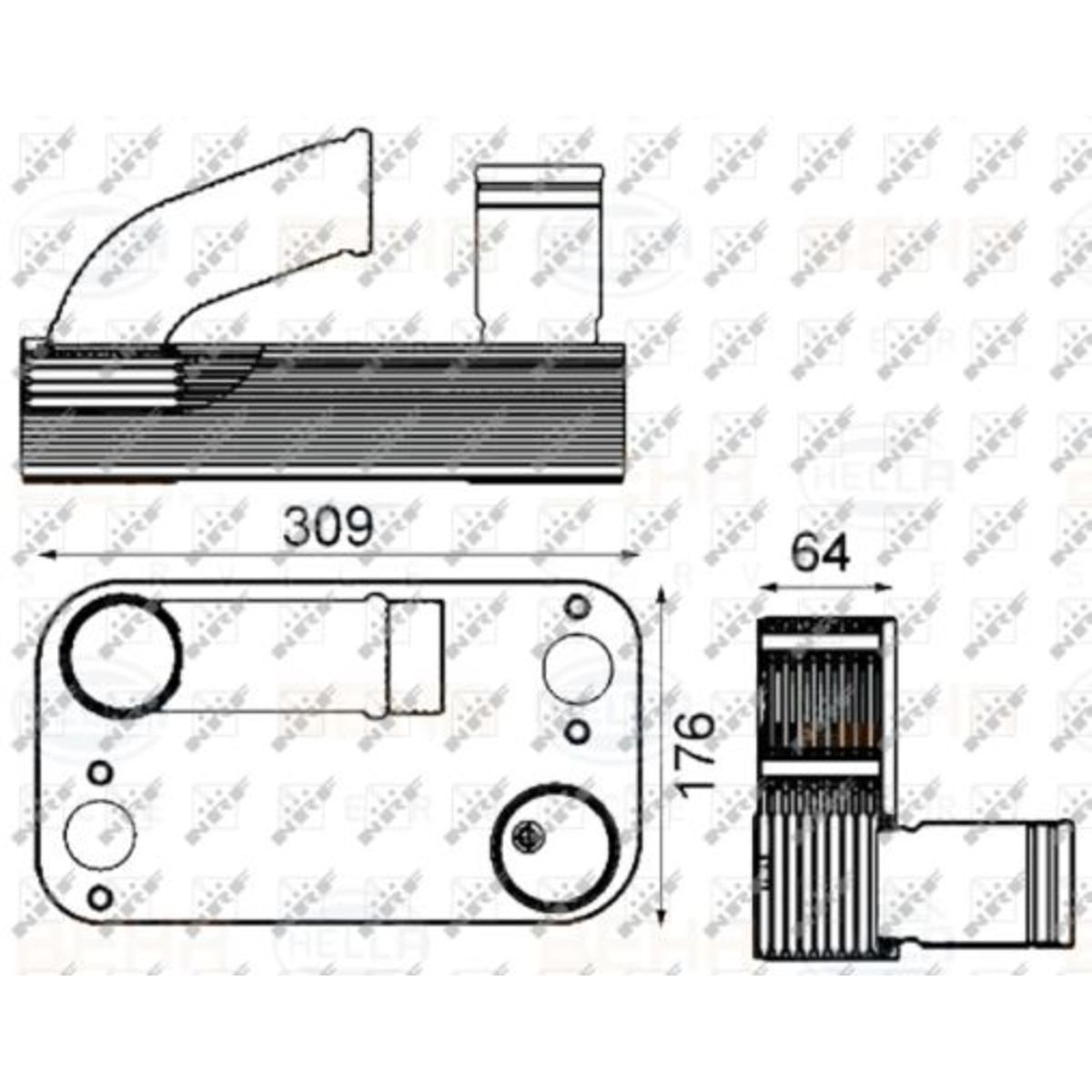 Olie radiator, motorolie