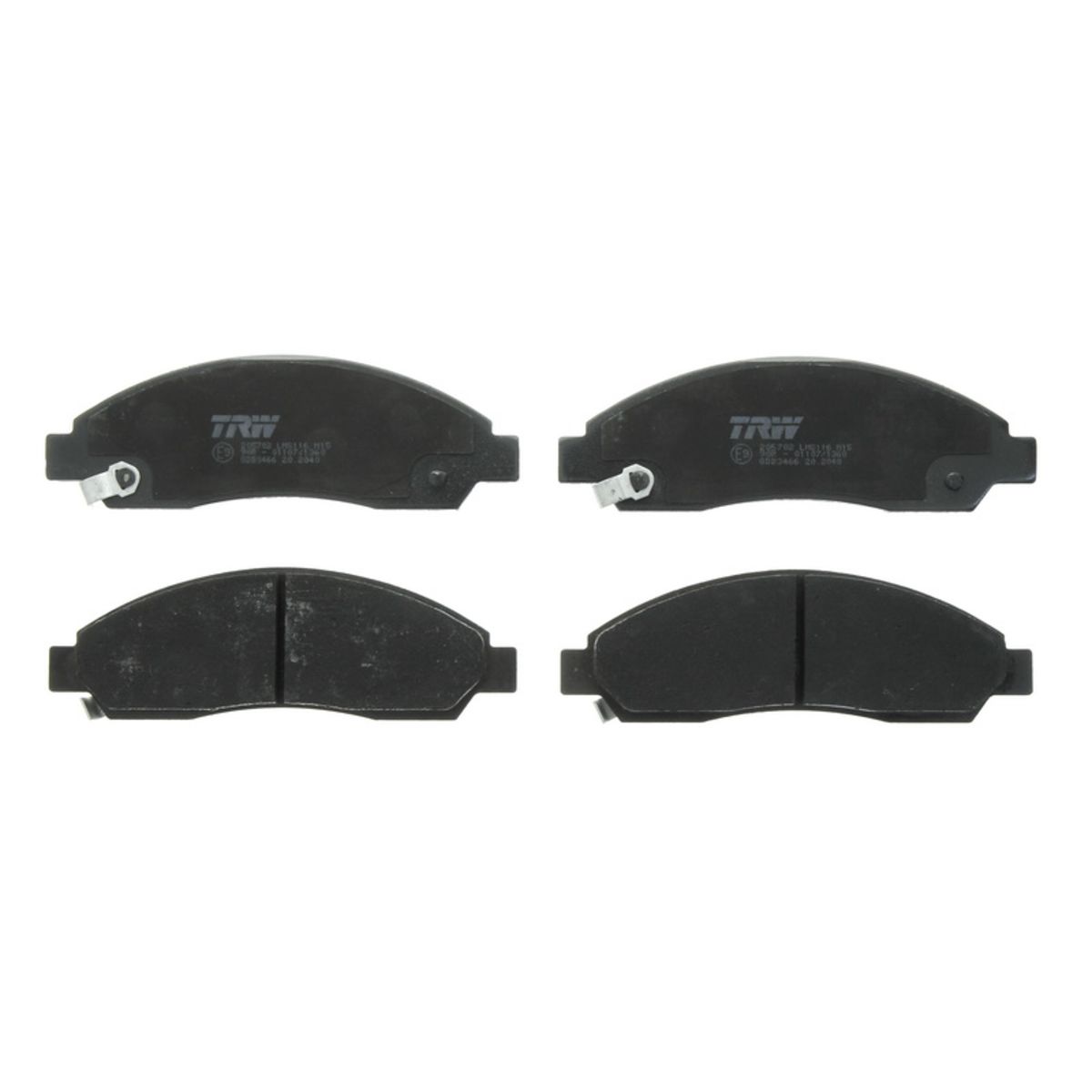Trw Set Di Pastiglie Freno Gdb3466, Anteriore