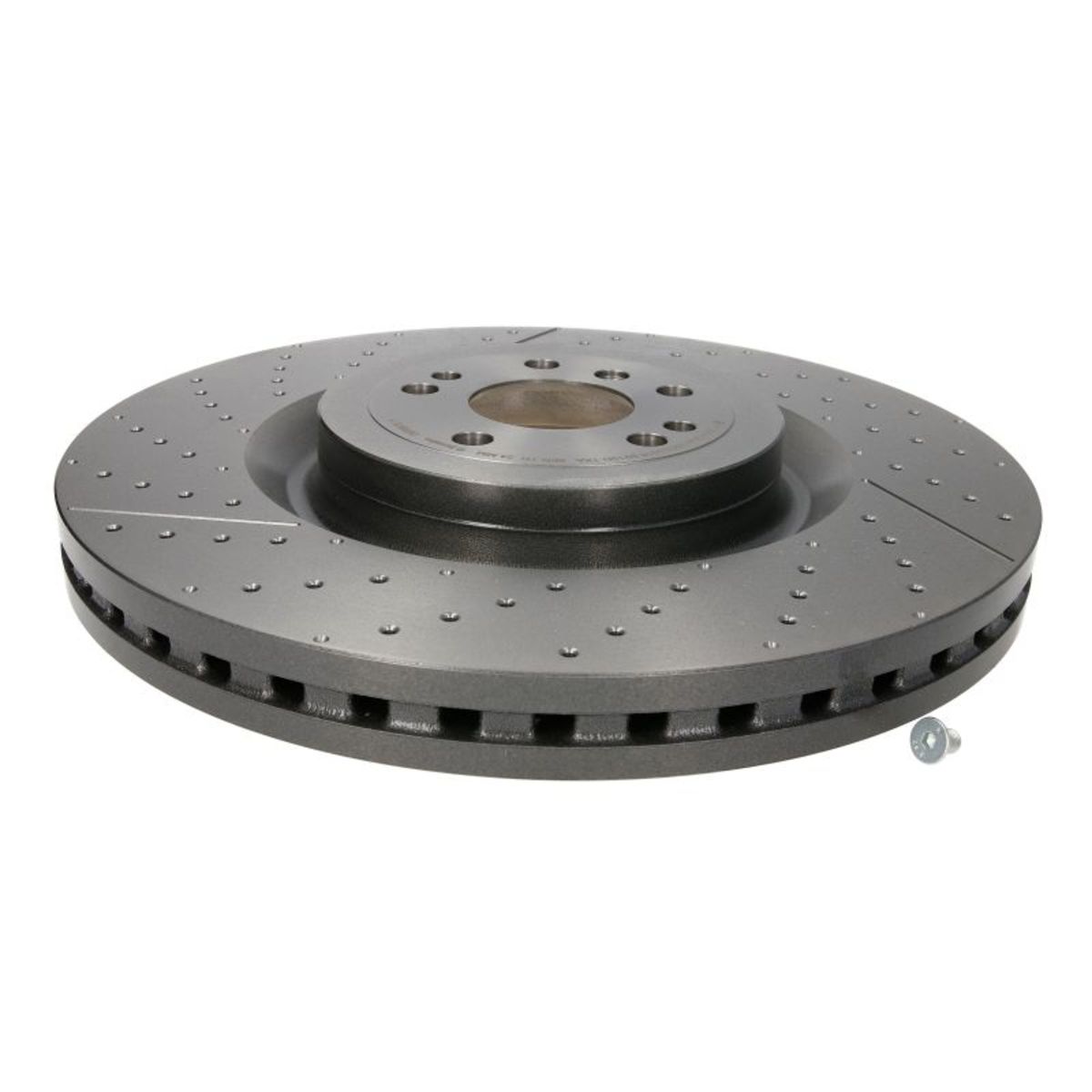 Disco freno BREMBO 09B80511 anteriore, ventilato, fessura, altamente carbonizzato, 1 Pezzo