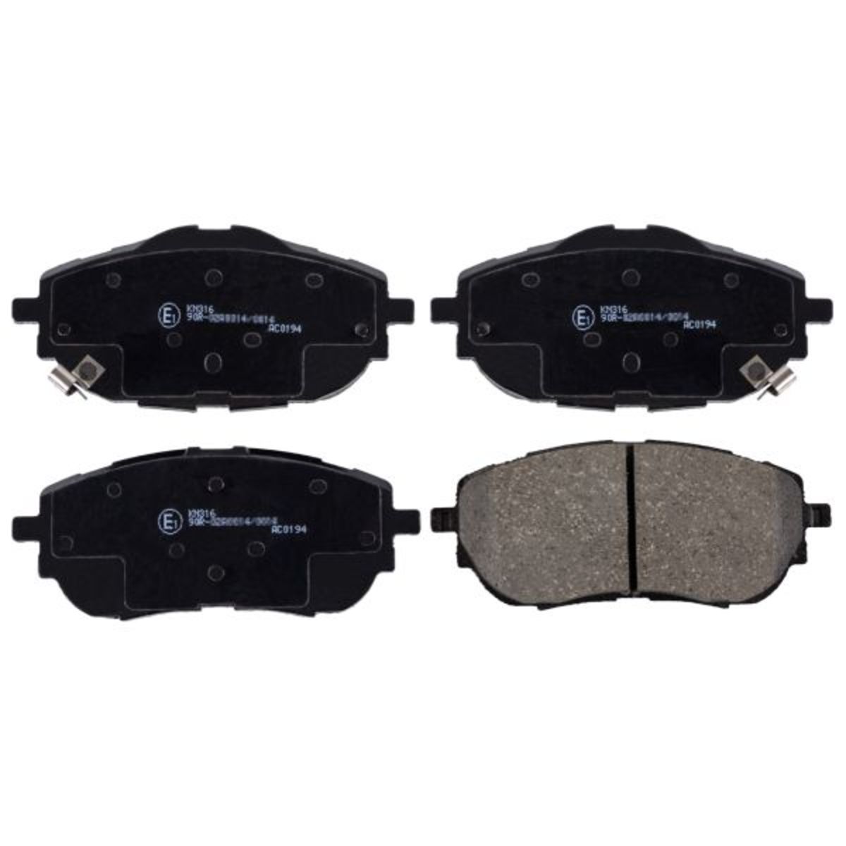 Blue Print Bremsbelagsatz Adt342198, Vorne