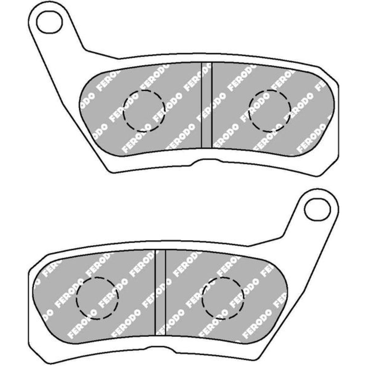 Set di pastiglie freno FERODO FDB2268P