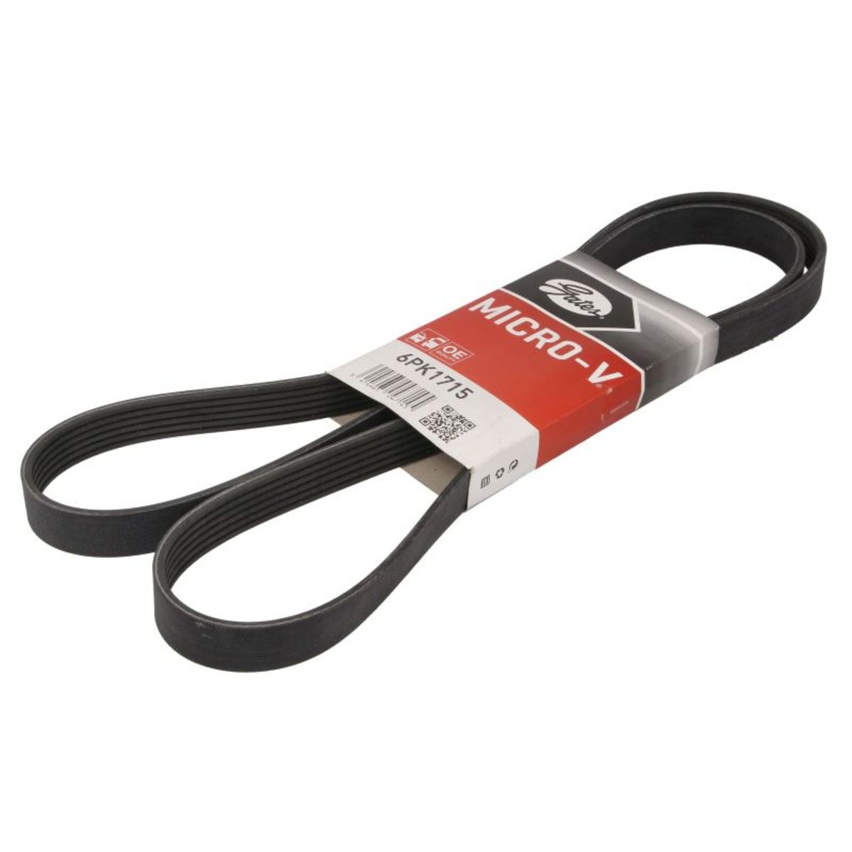 Nero Cinghia Poly-V Gates 6Pk1715