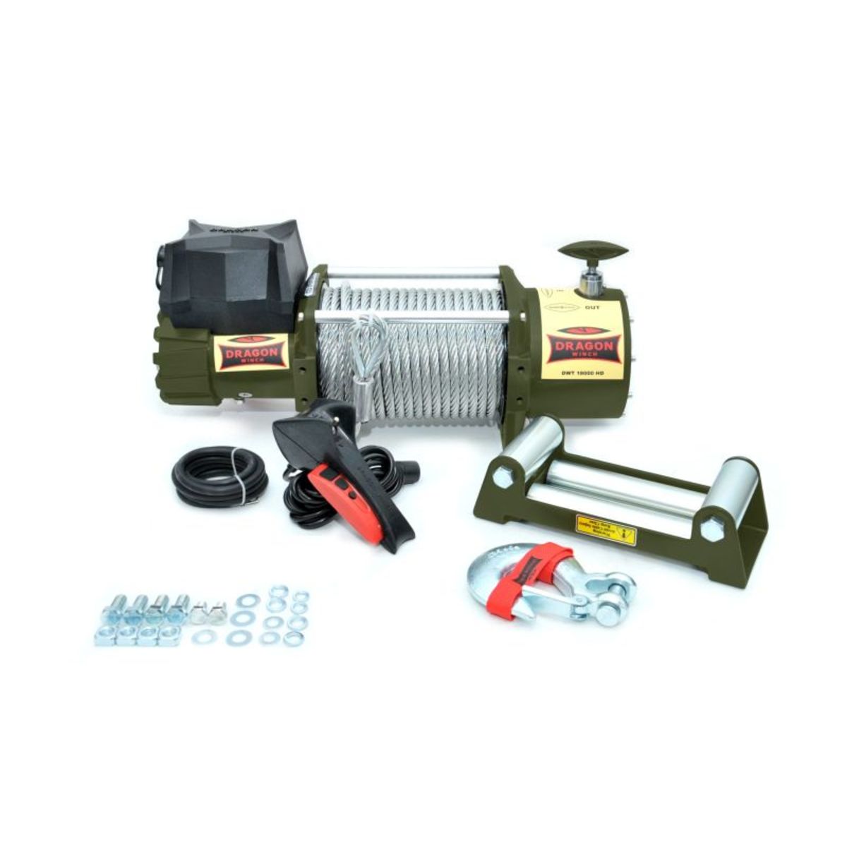 Treuil pour porte-voitures et véhicules spéciaux DRAGON WINCH DWT18000HD