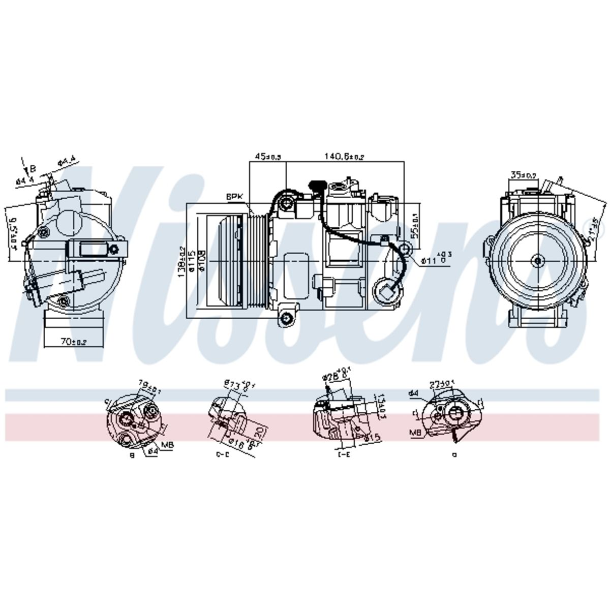 Compressor airconditioning