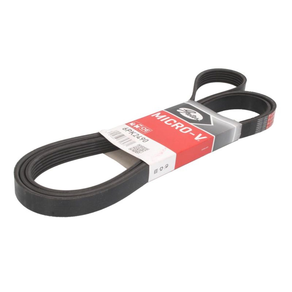 Nero Cinghia Poly-V Gates 6Pk2490