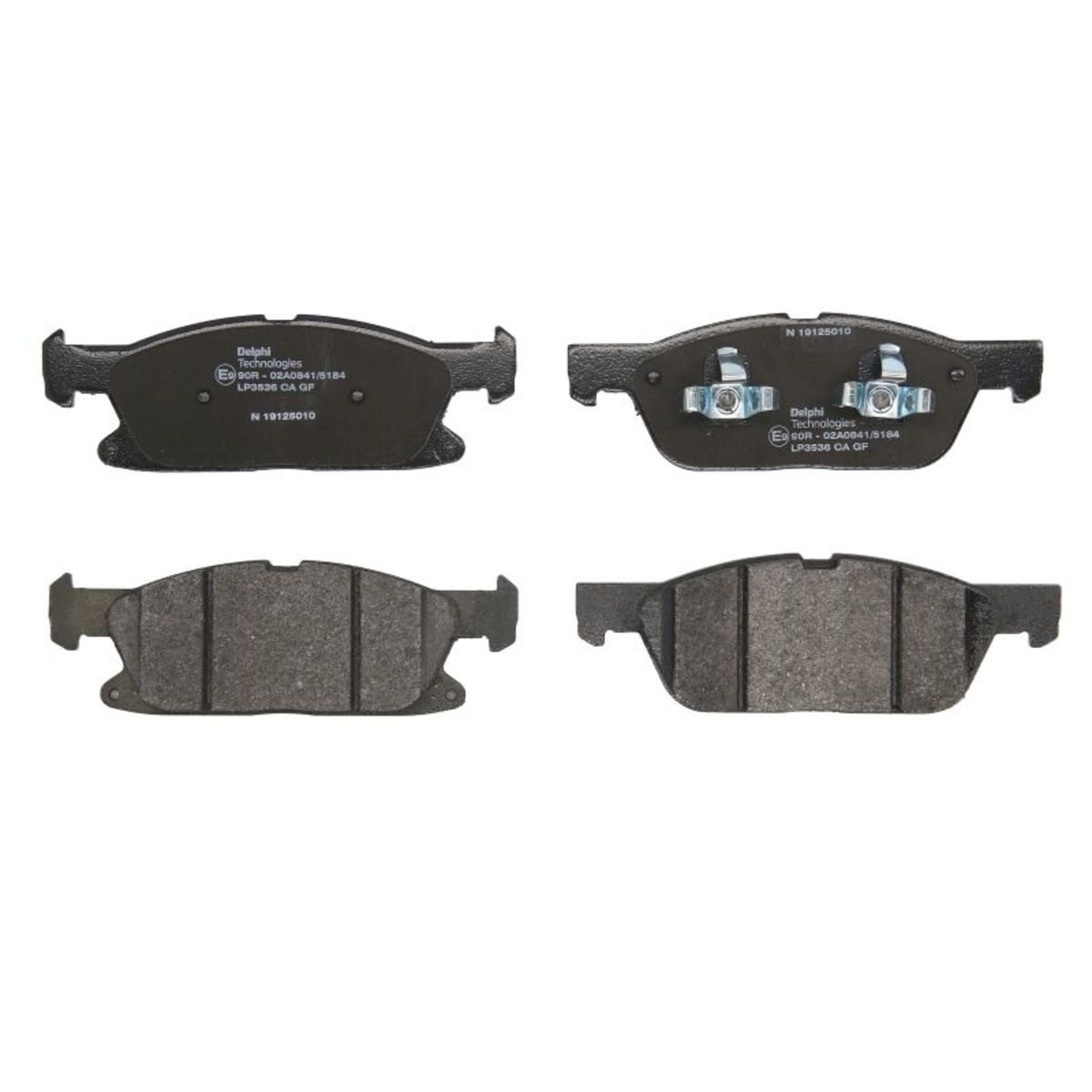 Delphi Set Di Pastiglie Freno Lp3536, Anteriore