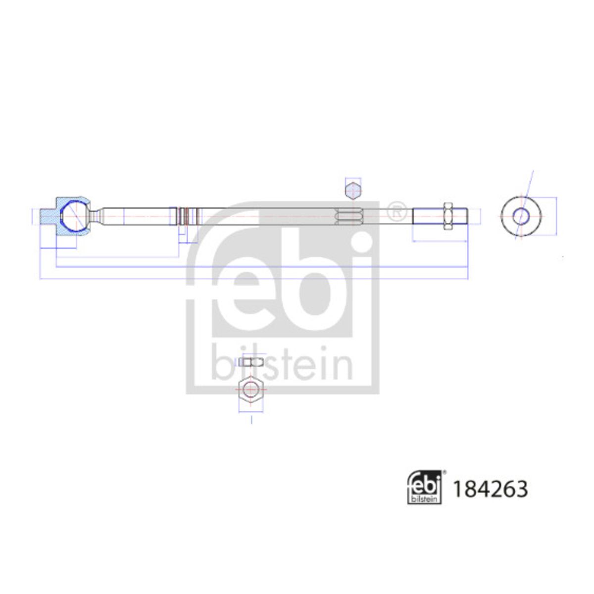 Axiaalgewricht, spoorstang  BILSTEIN