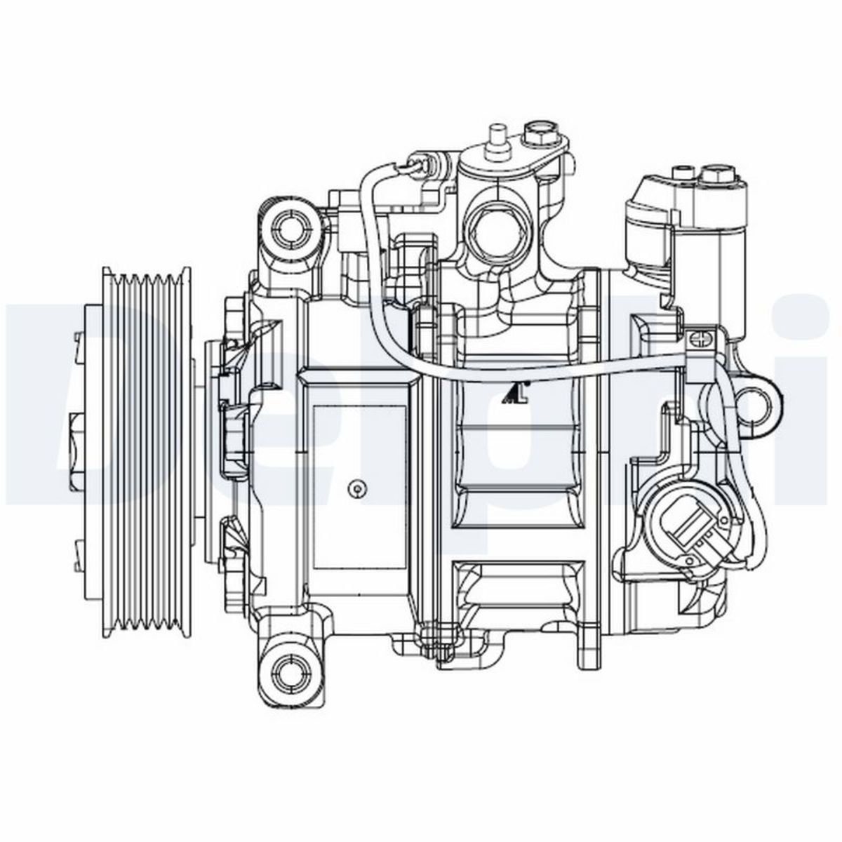 Für DELPHI CS20504 Compressor, air conditioning - Bild 8