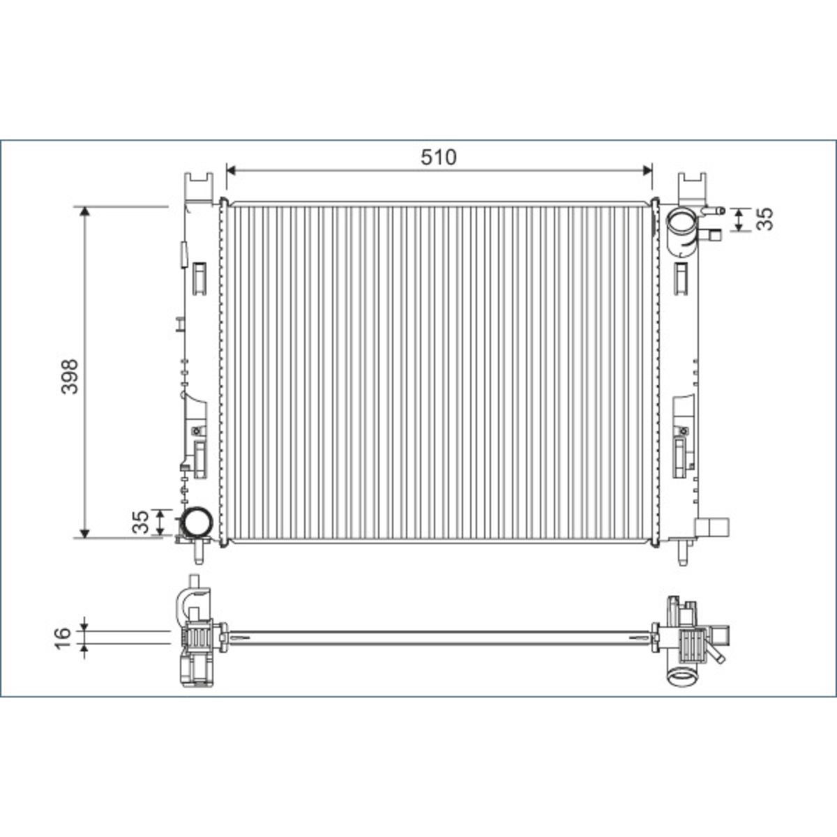 Valeo Radiatore 701120