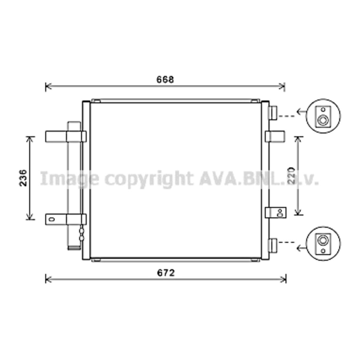 Image of Condensator, airconditioning