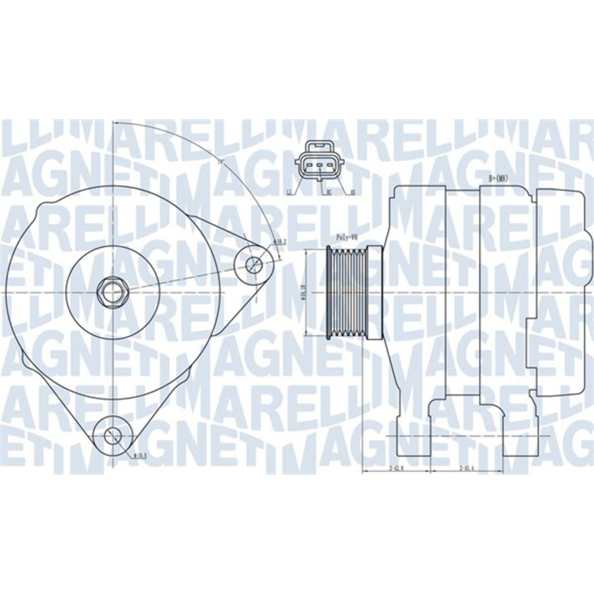 Image of Driefasige generator