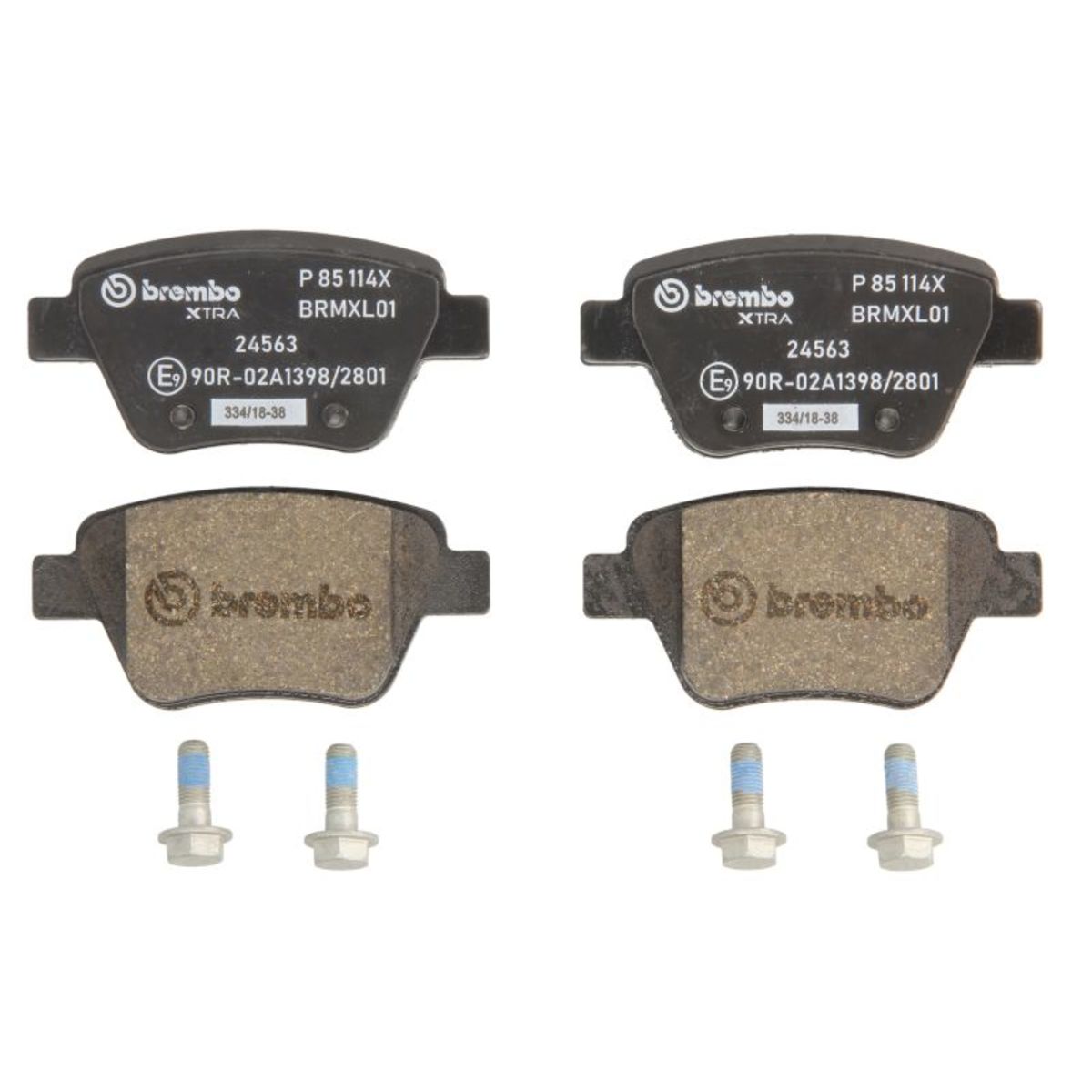 Image of Remblokset  Xtra , achter