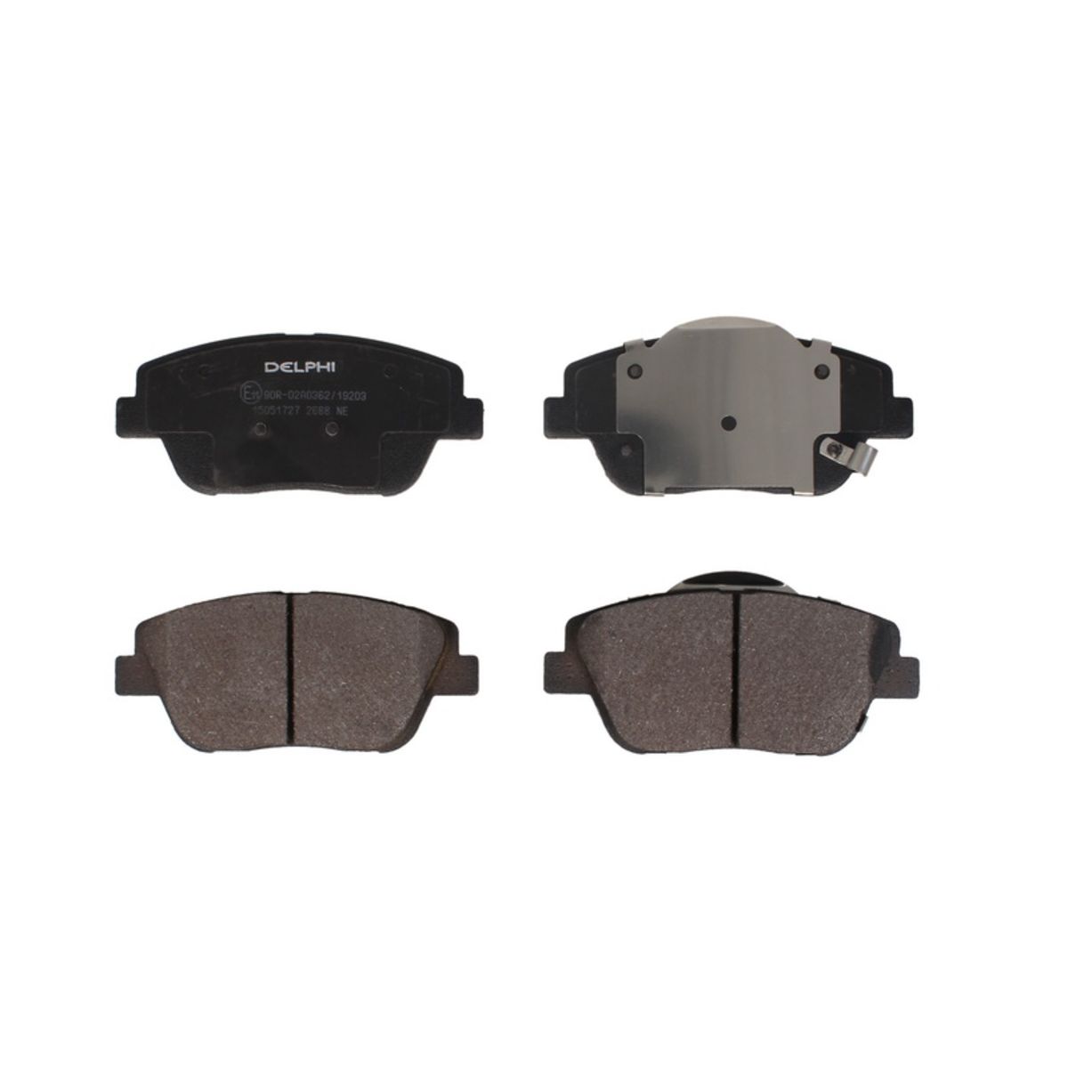 Delphi Set Di Pastiglie Freno Lp2688, Anteriore