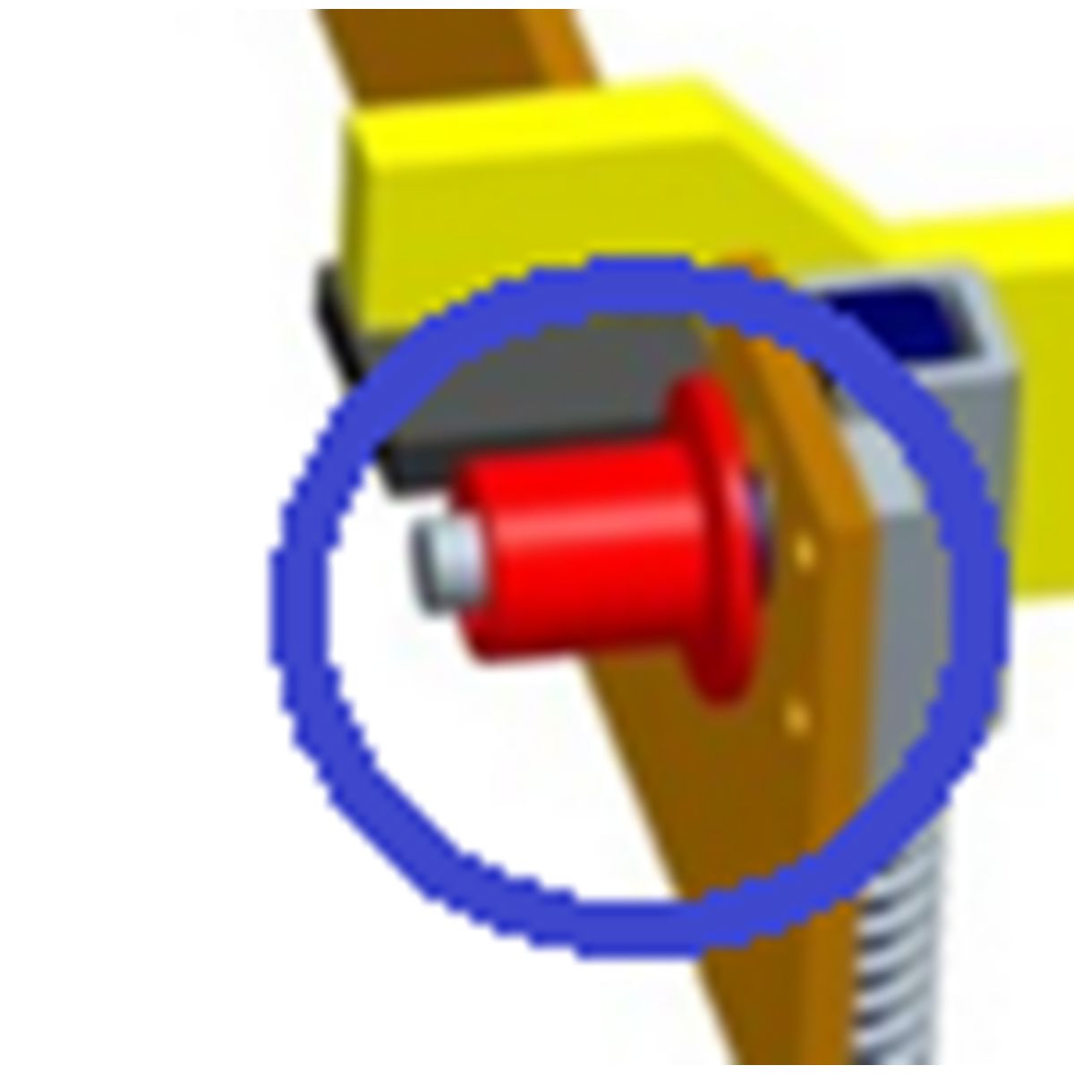 Image of Nylon rol voor krik  ZL793310003