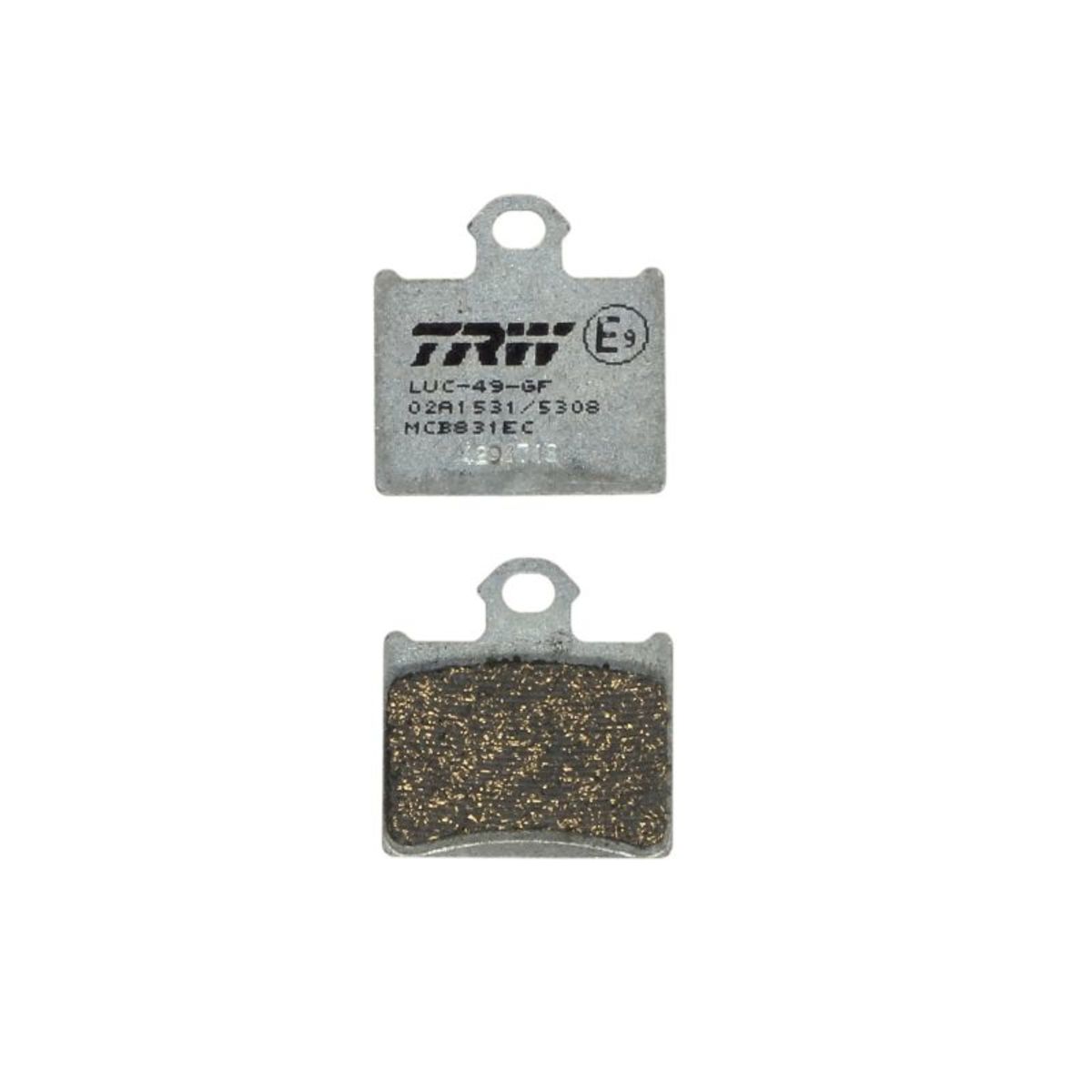 Set di pastiglie freno TRW MCB831EC