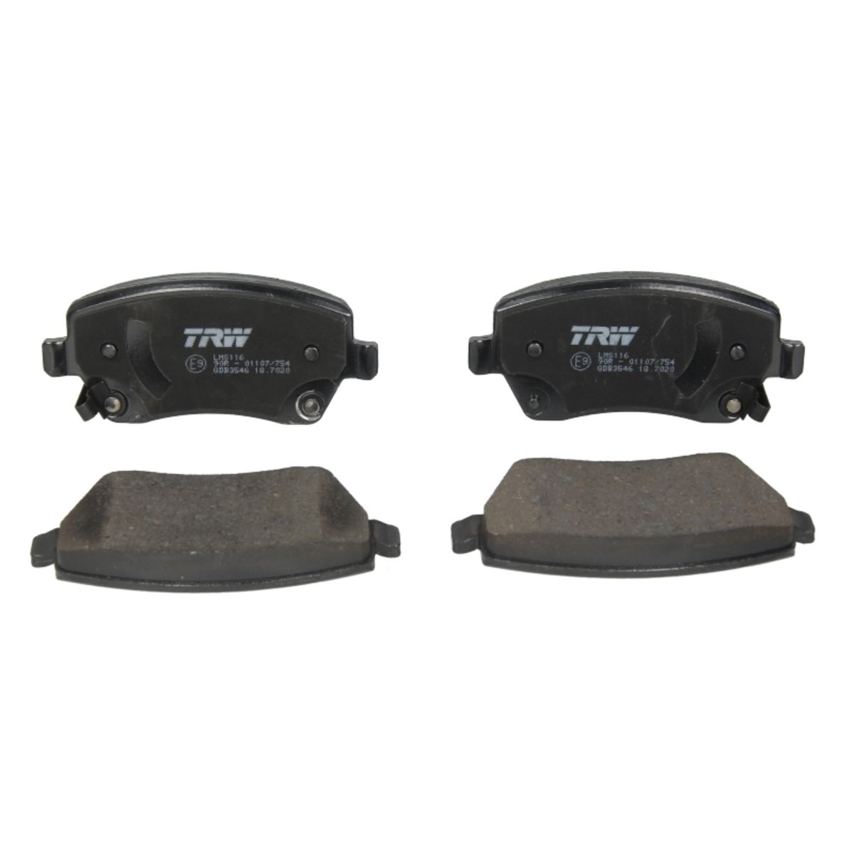 Trw Set Di Pastiglie Freno Gdb3546, Anteriore