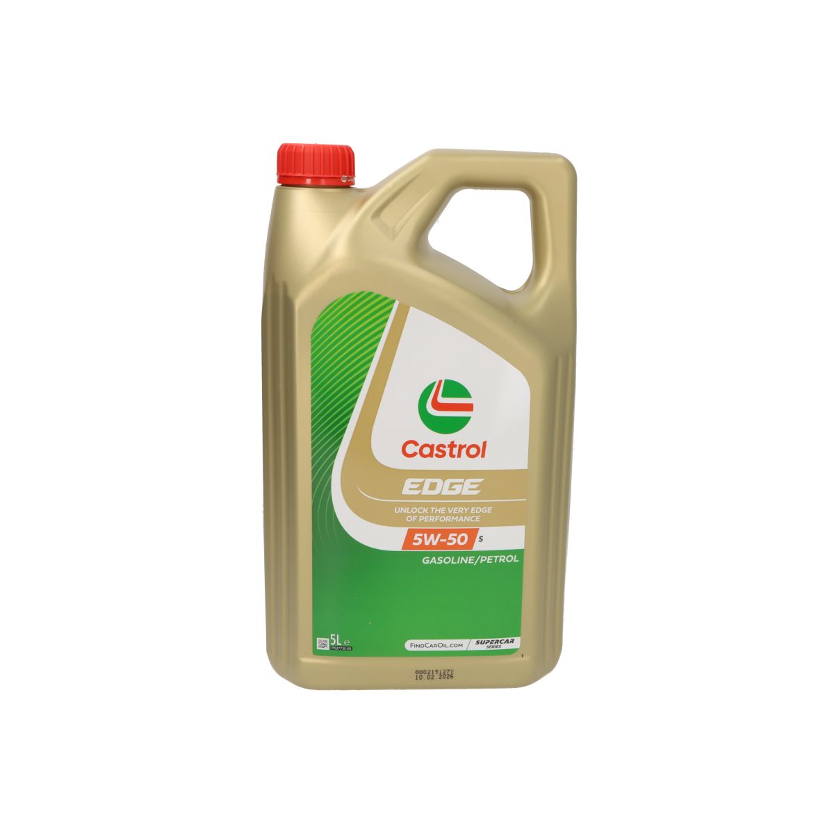 Motoröl CASTROL 161DCE EDGE 5W50 SUPERCAR 5L Image
