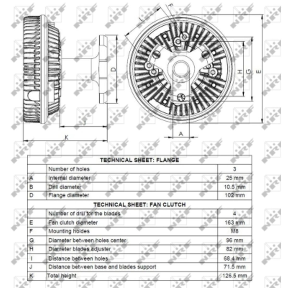 Nrf Koppeling, Radiatorventilator 49078