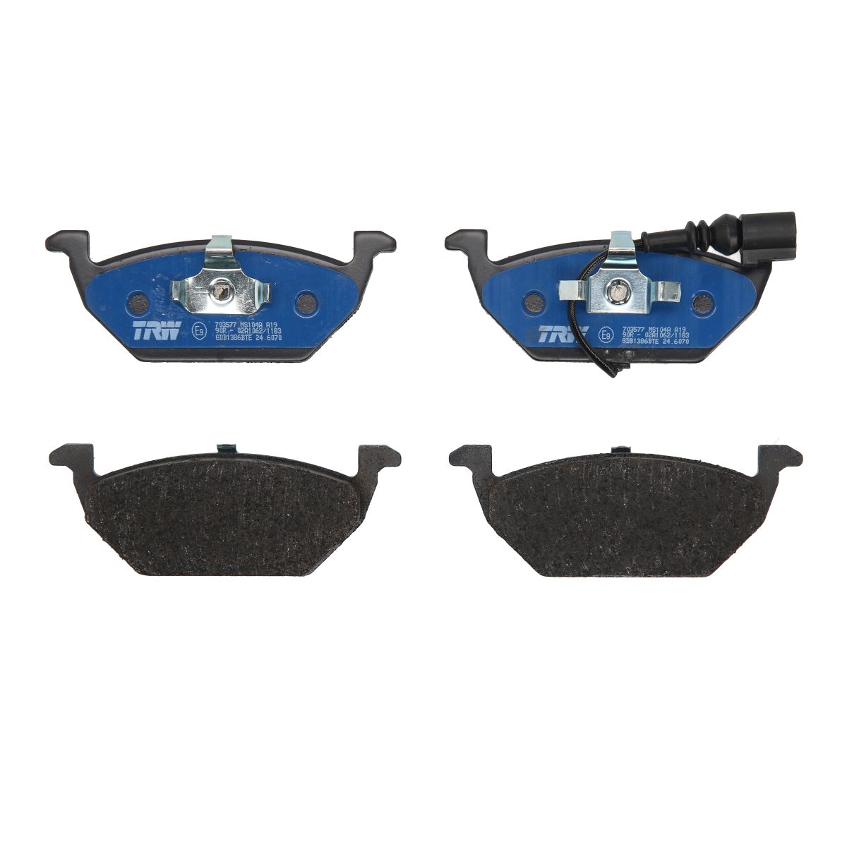 Trw Remblokset, Schijfrem Electric Blue Gdb1386bte