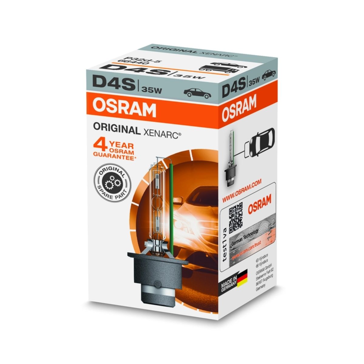 Image of Xenon lamp  D4S Xenarc 35W