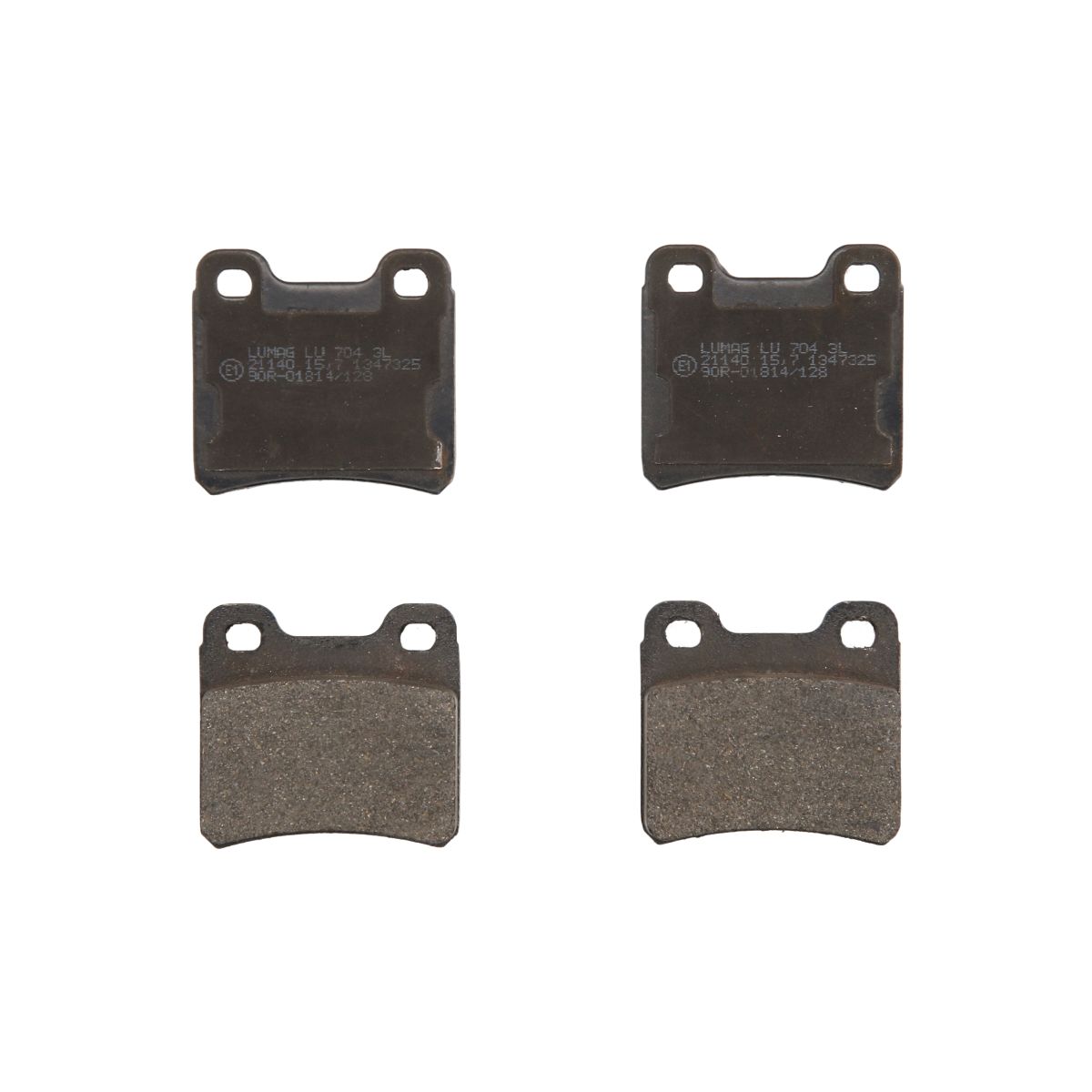 Bremsbelagsatz, Scheibenbremse BRECK 21140 00 704 00