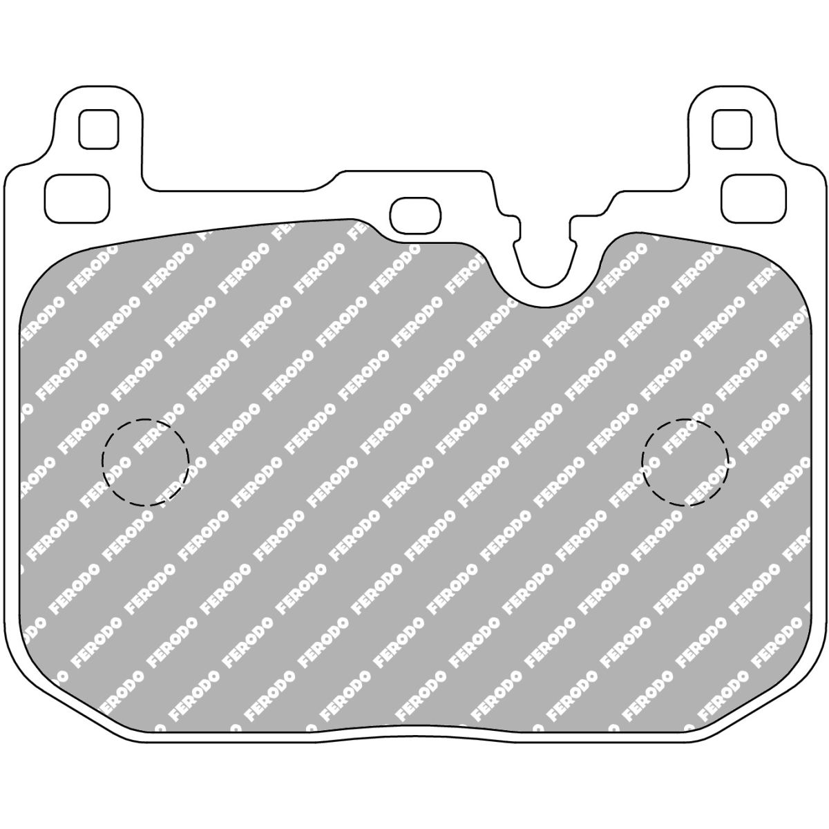 Jeu de plaquettes de frein FERODO FCP4872H
