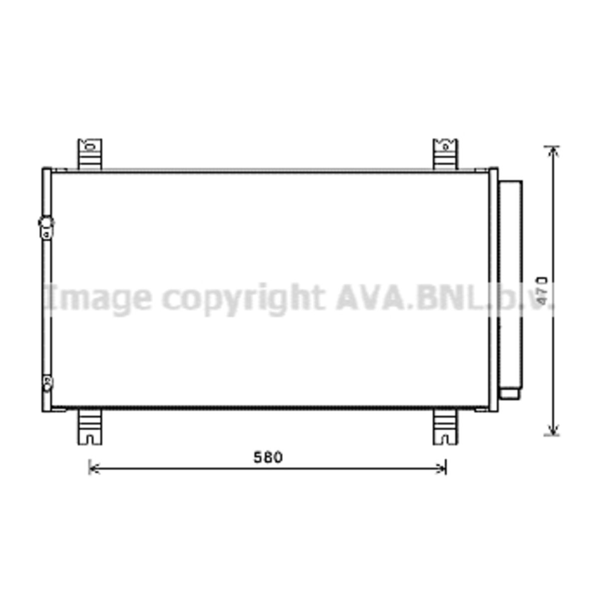 Image of Condensator, airconditioning   AVA