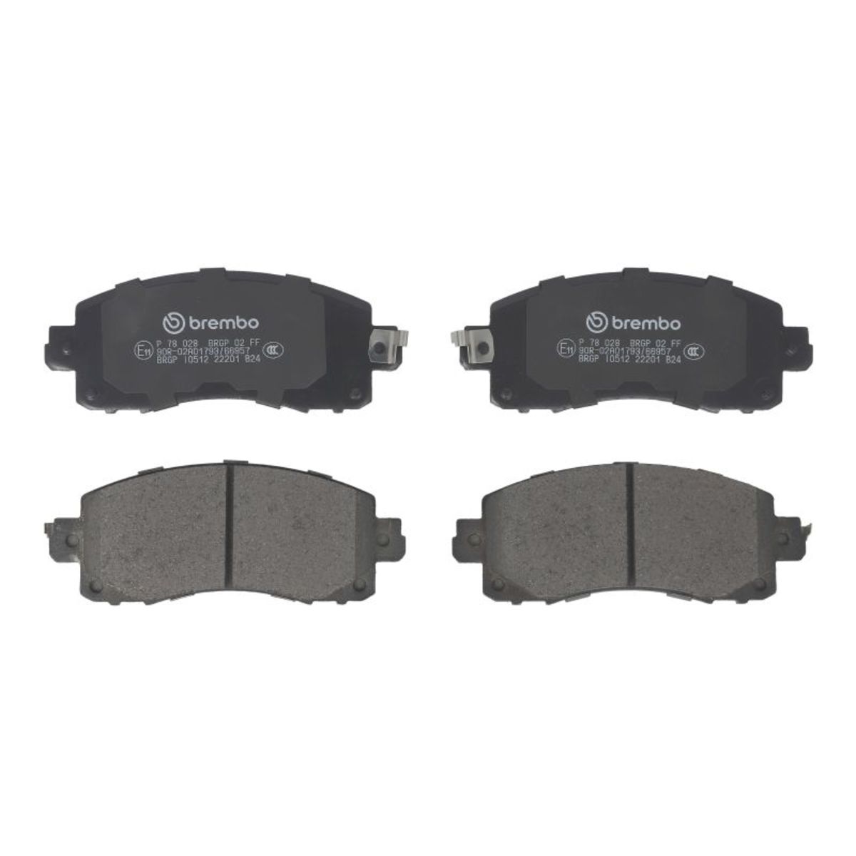 Brembo Bremsbelagsatz P 78 028