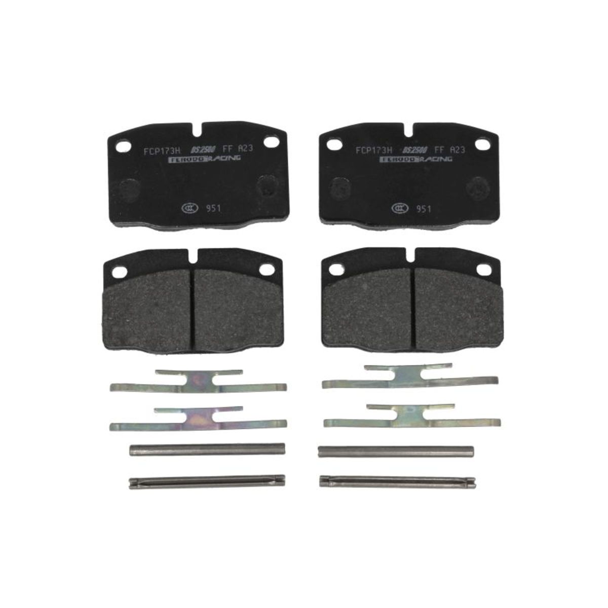 Plaquettes de frein sport non homologuées FERODO FCP173H