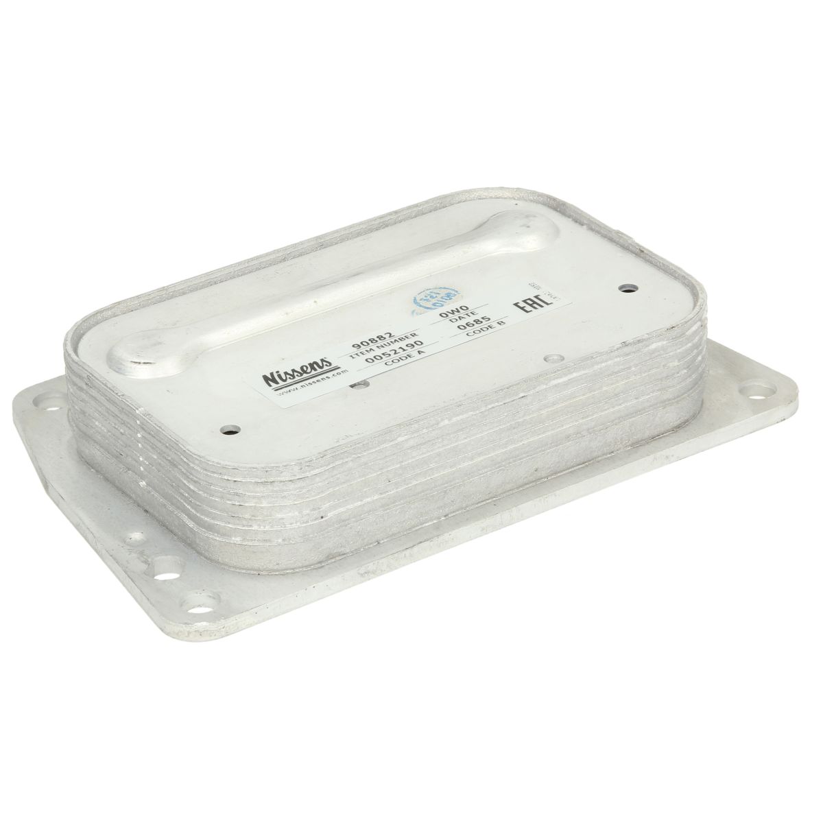 Radiatore olio, olio motore NISSENS 90882