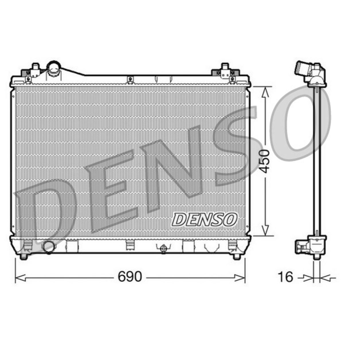 Radiator, motorkoeling