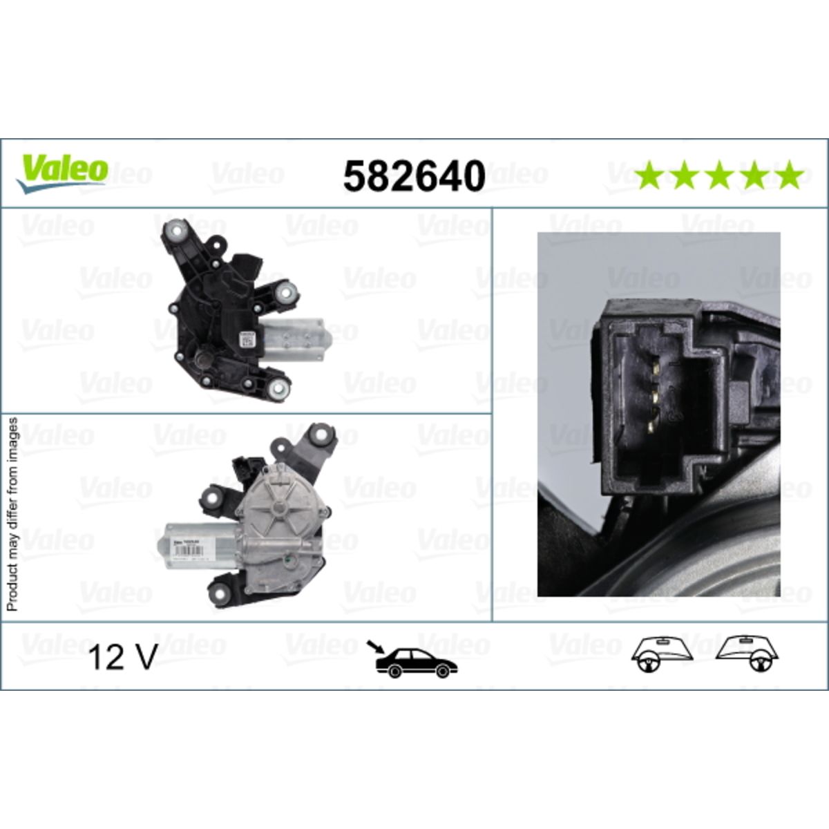 Valeo Moteur D'essuie-Glace 582640