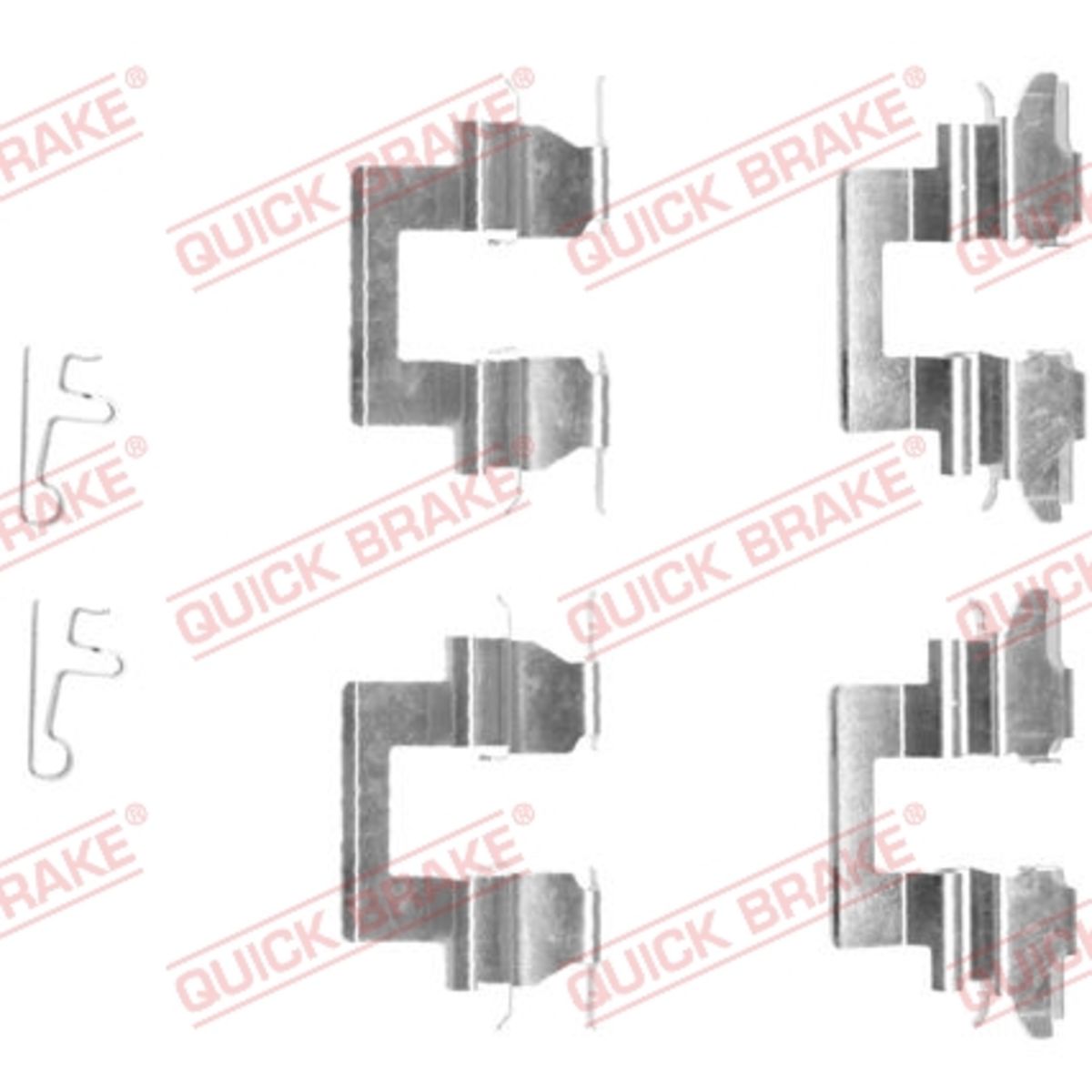 Quick Brake Toebehorenset, schijfremblok  109-1608