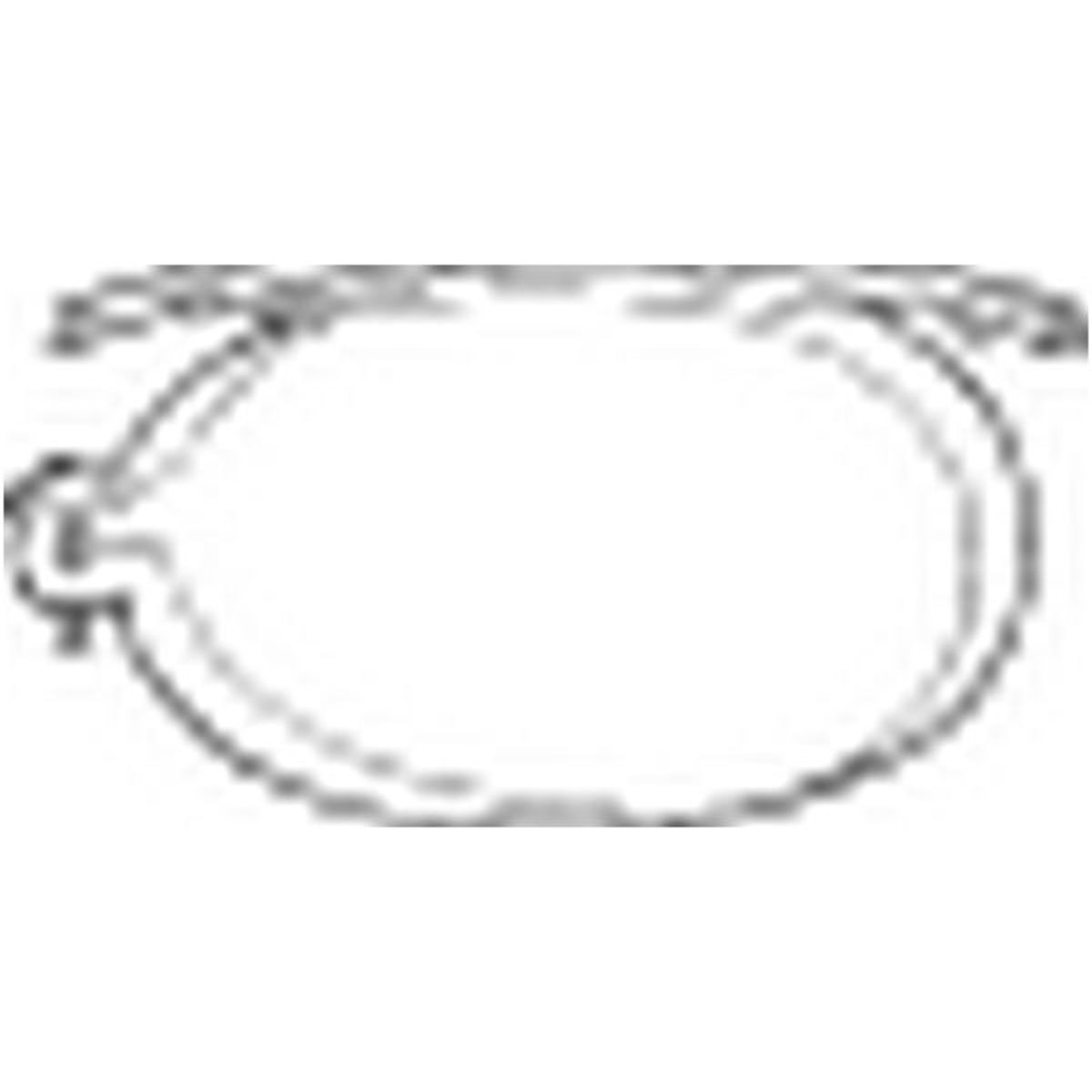 Image of Uitlaatsysteem, houder  251-995