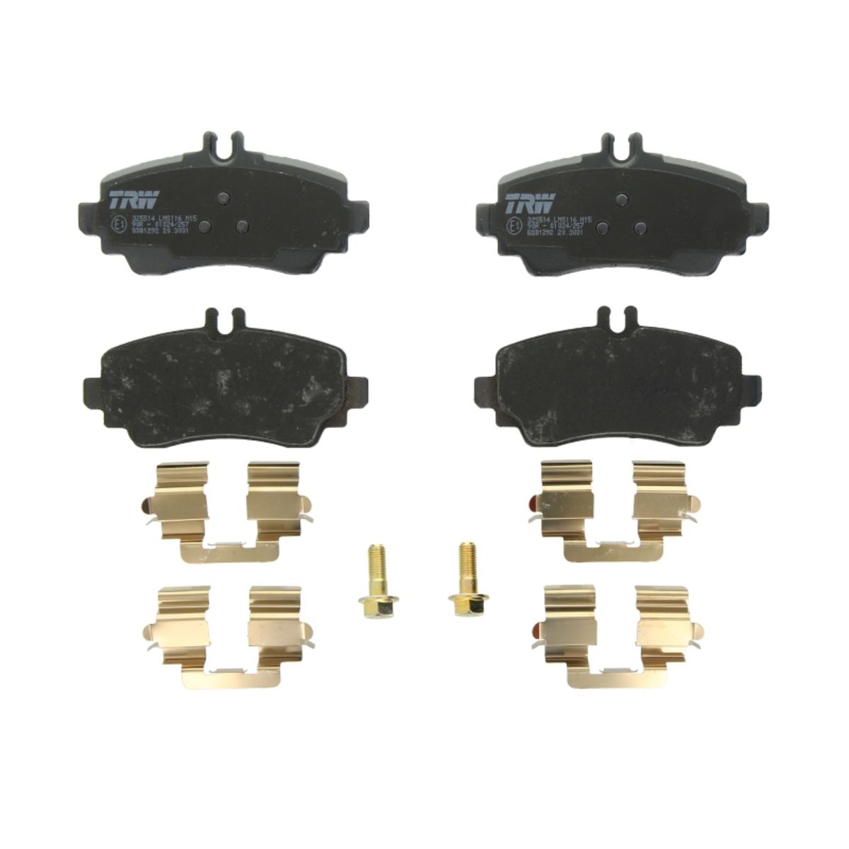 Trw Set Di Pastiglie Freno Gdb1292, Anteriore