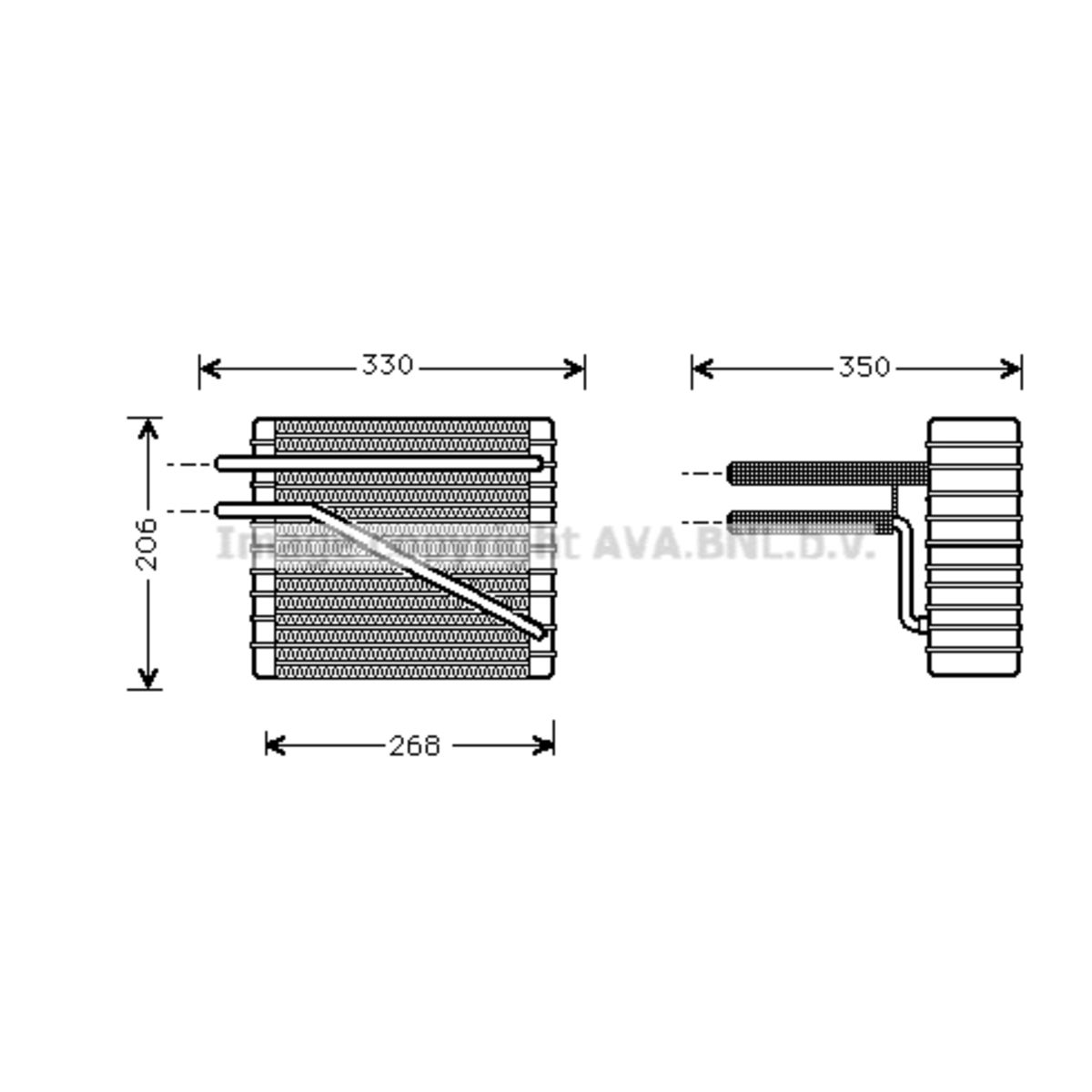 Image of Verdamper, airconditioning   AVA