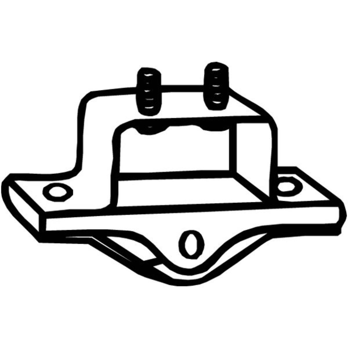 Image of Rubberstrip, uitlaatsysteem  255-857