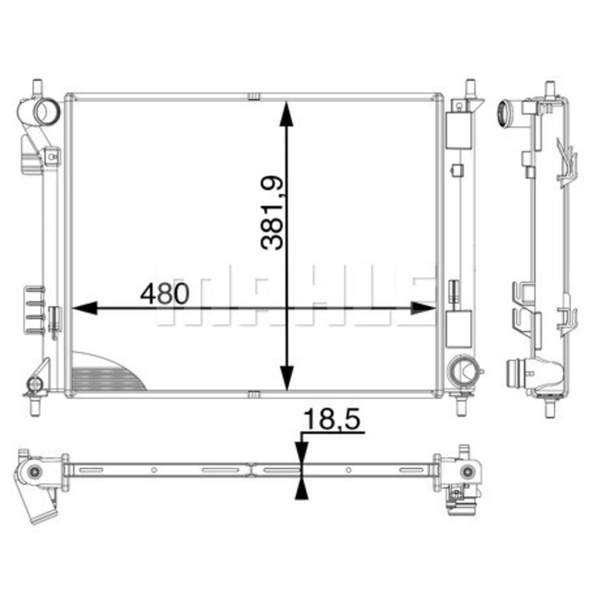 Image of Radiator, motorkoeling