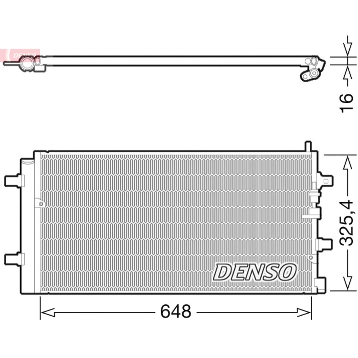 Kondensator, Klimaanlage DENSO DCN02002