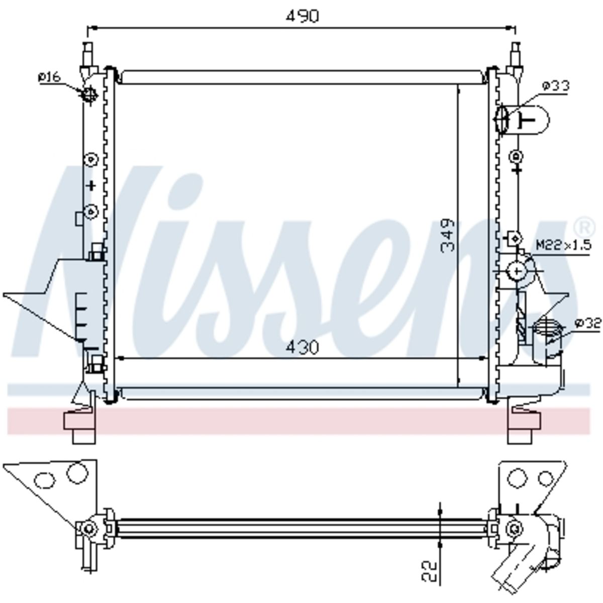 Image of Radiator, motorkoeling