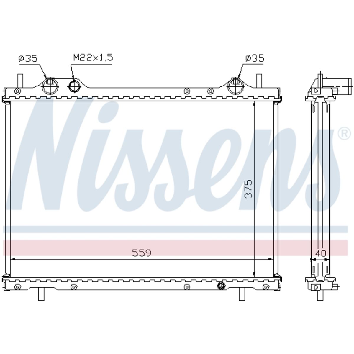 Image of Radiator, motorkoeling