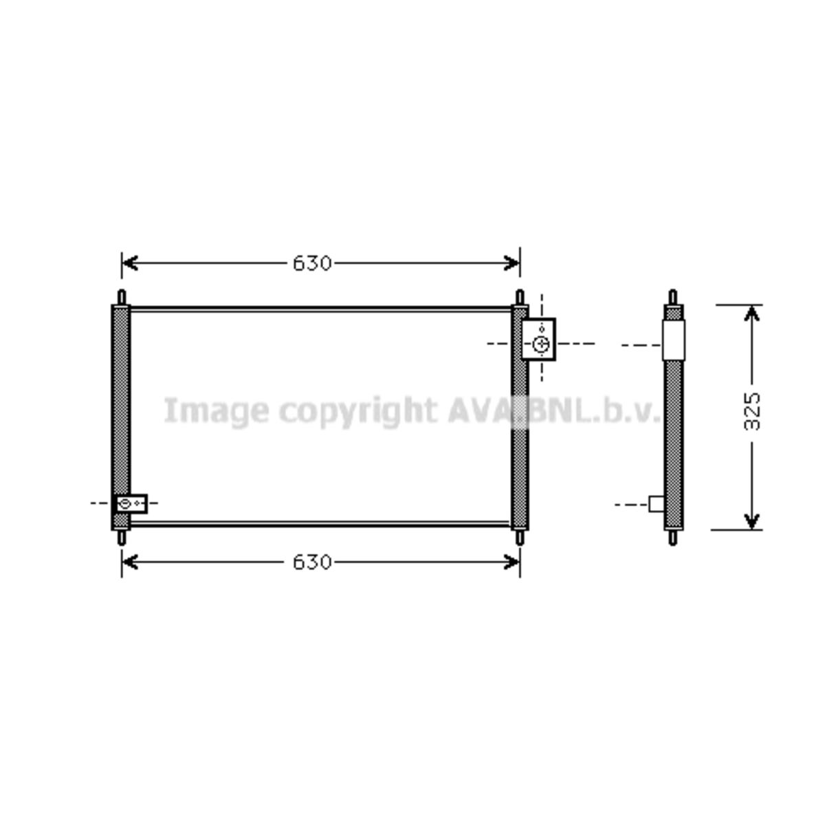 Image of Condensator, airconditioning   AVA